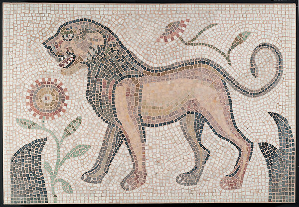 Mosaic with Lion
