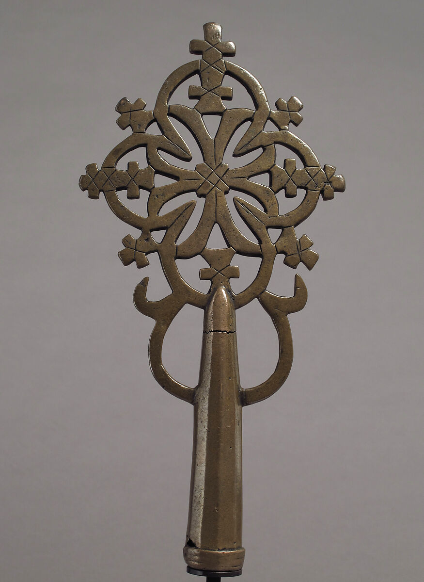 Processional Cross, Copper alloy, Ethiopian