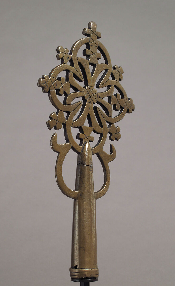 Processional Cross, Copper alloy, Ethiopian