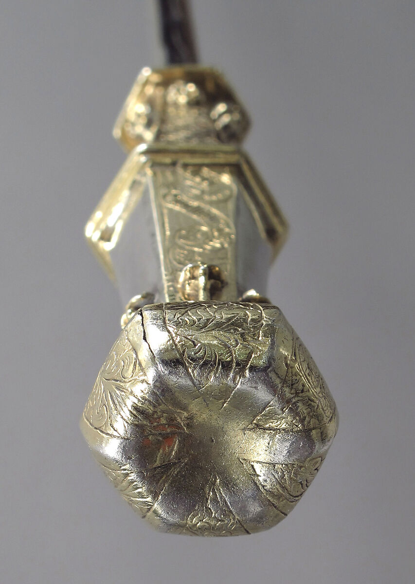 University Scepter, Silver and silver gilt on an iron core, North German