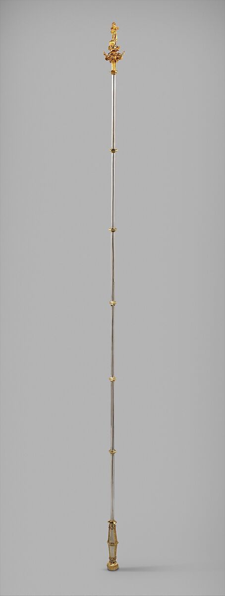 University Scepter, Silver and silver gilt on an iron core, North German 