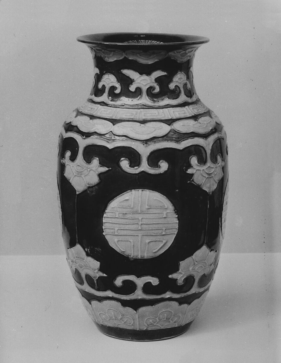 Vase, Stoneware (Kairakuen ware), Japan 