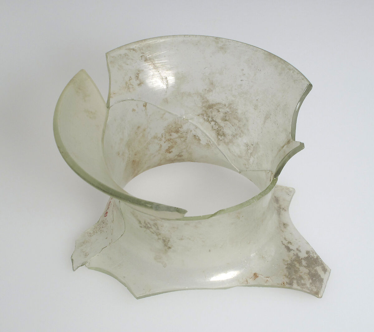 Neck of a Vessel, Glass, Coptic