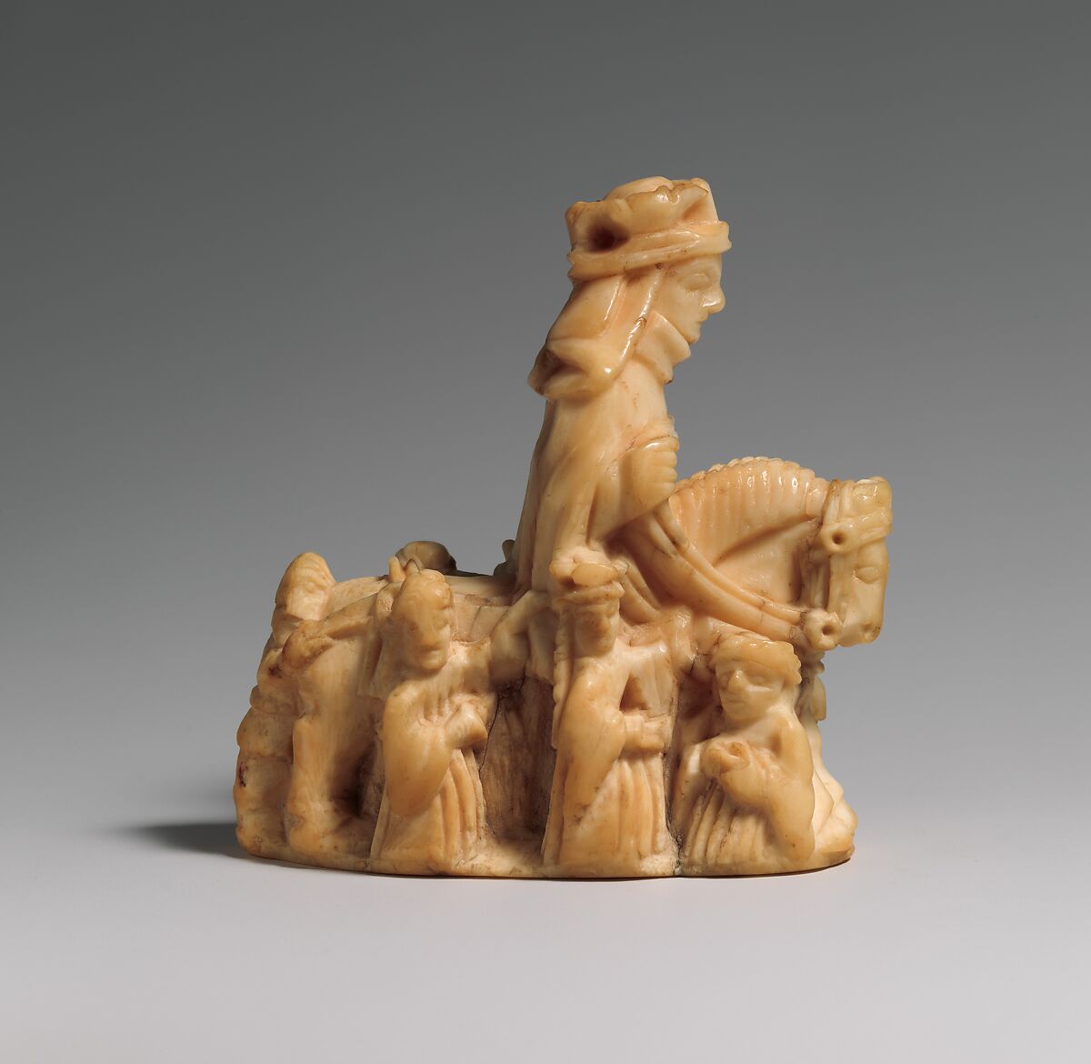 Queen Chess Piece, Whale ivory, Scandinavian