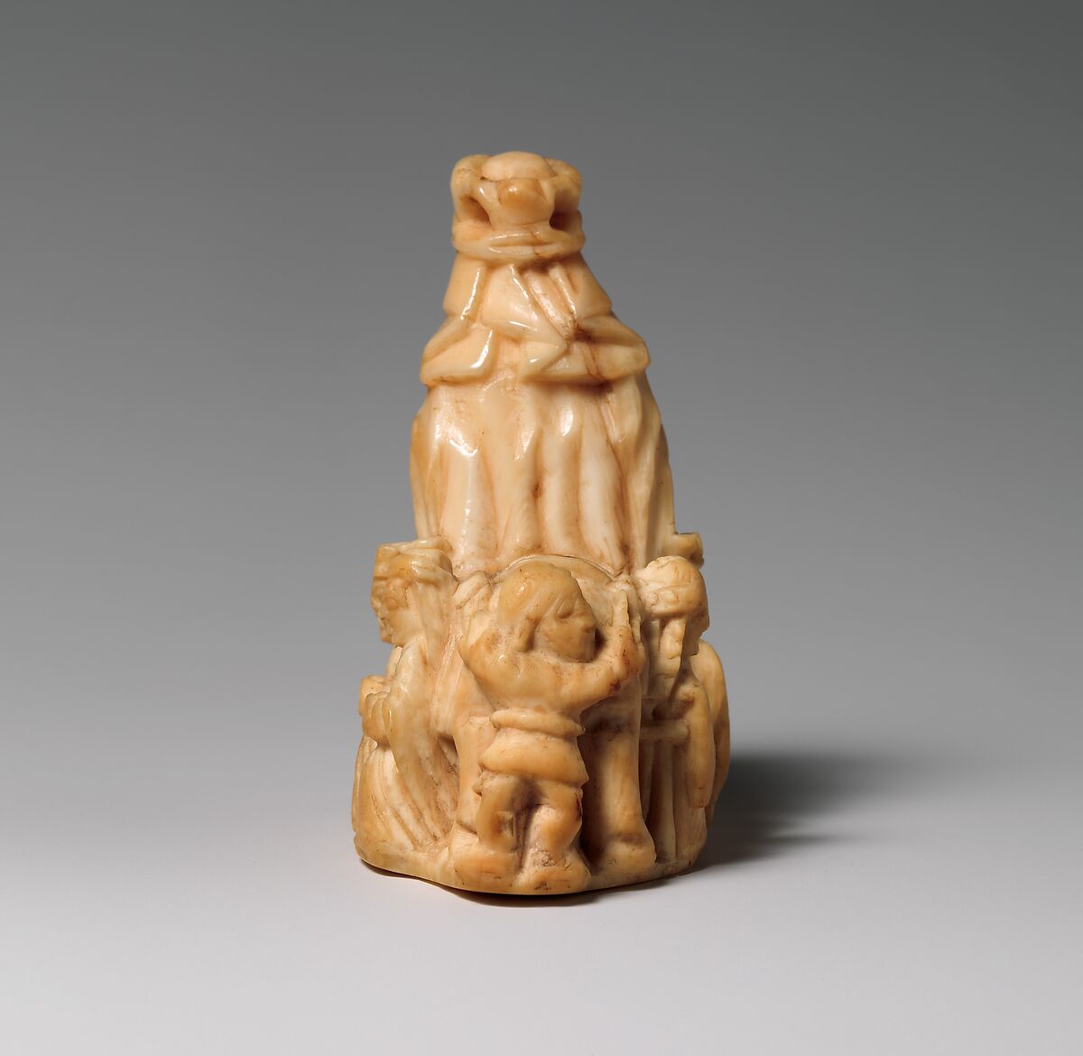 Queen Chess Piece, Whale ivory, Scandinavian