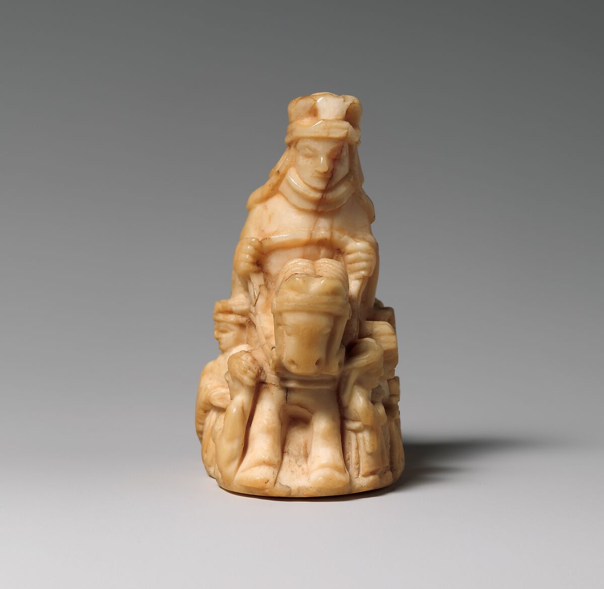 Queen Chess Piece, Whale ivory, Scandinavian