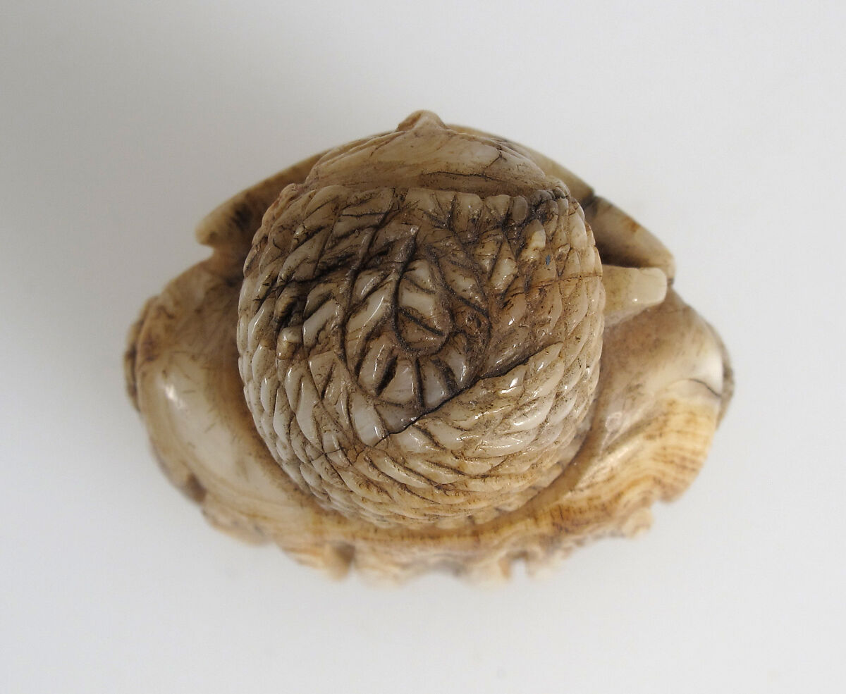 Rook or Pawn Chess Piece, Whale ivory, Scandinavian