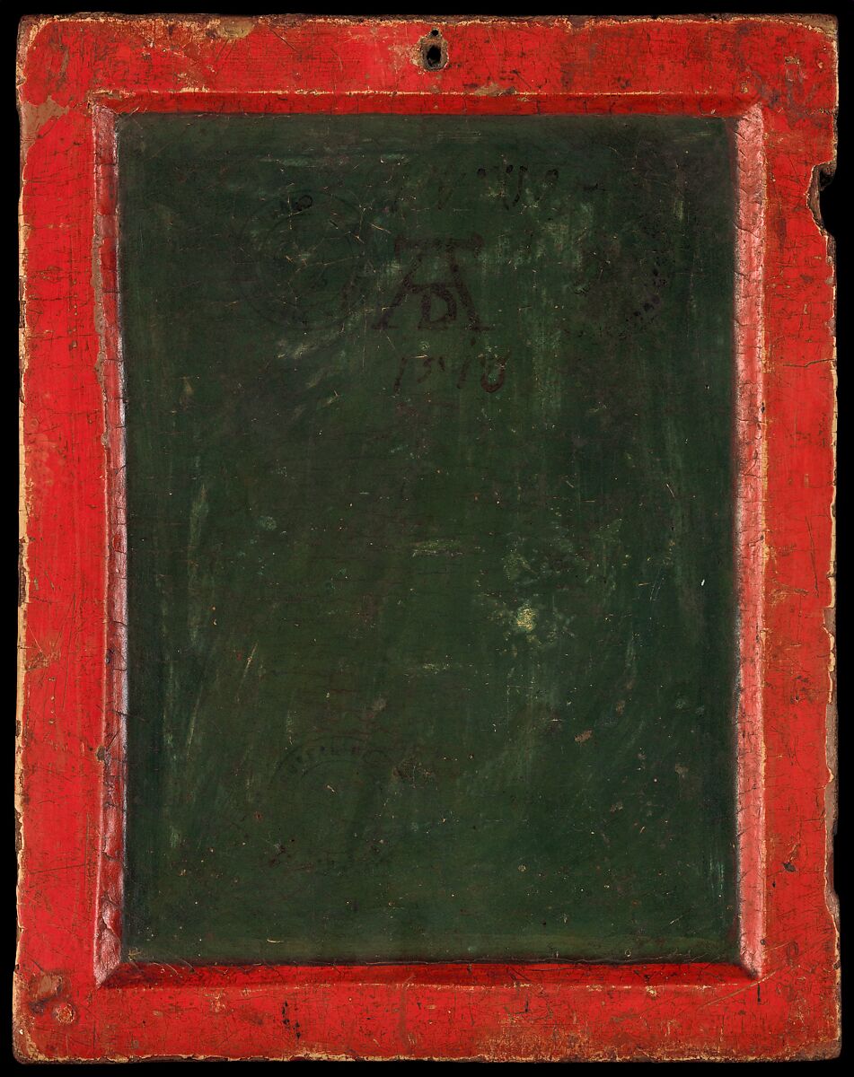 Saints Procopius and Adalbert, Tempera and gold leaf on panel, Bohemian