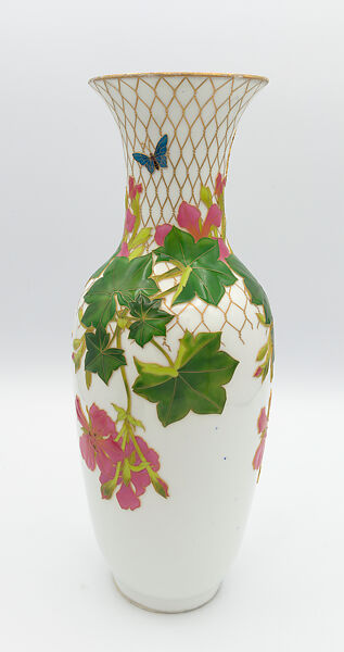 Vase, Fernand Thesmar (French, 1843–1912), Porcelain