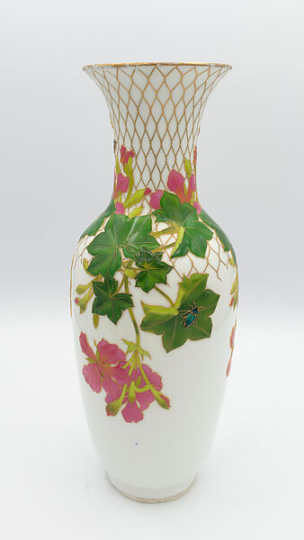 Vase, Fernand Thesmar (French, 1843–1912), Porcelain
