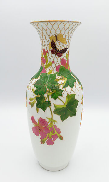 Vase, Fernand Thesmar (French, 1843–1912), Porcelain