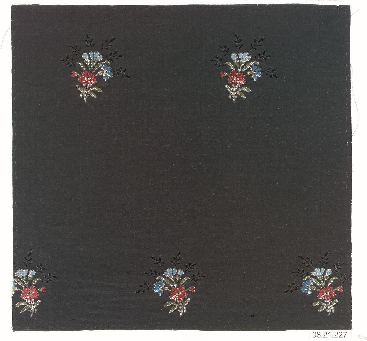 Textile sample, Unknown Designer, Silk 