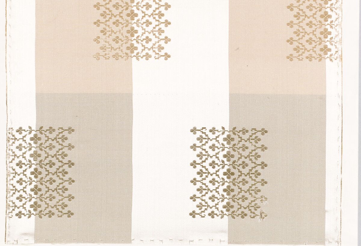 Textile sample, Unknown Designer, Silk 