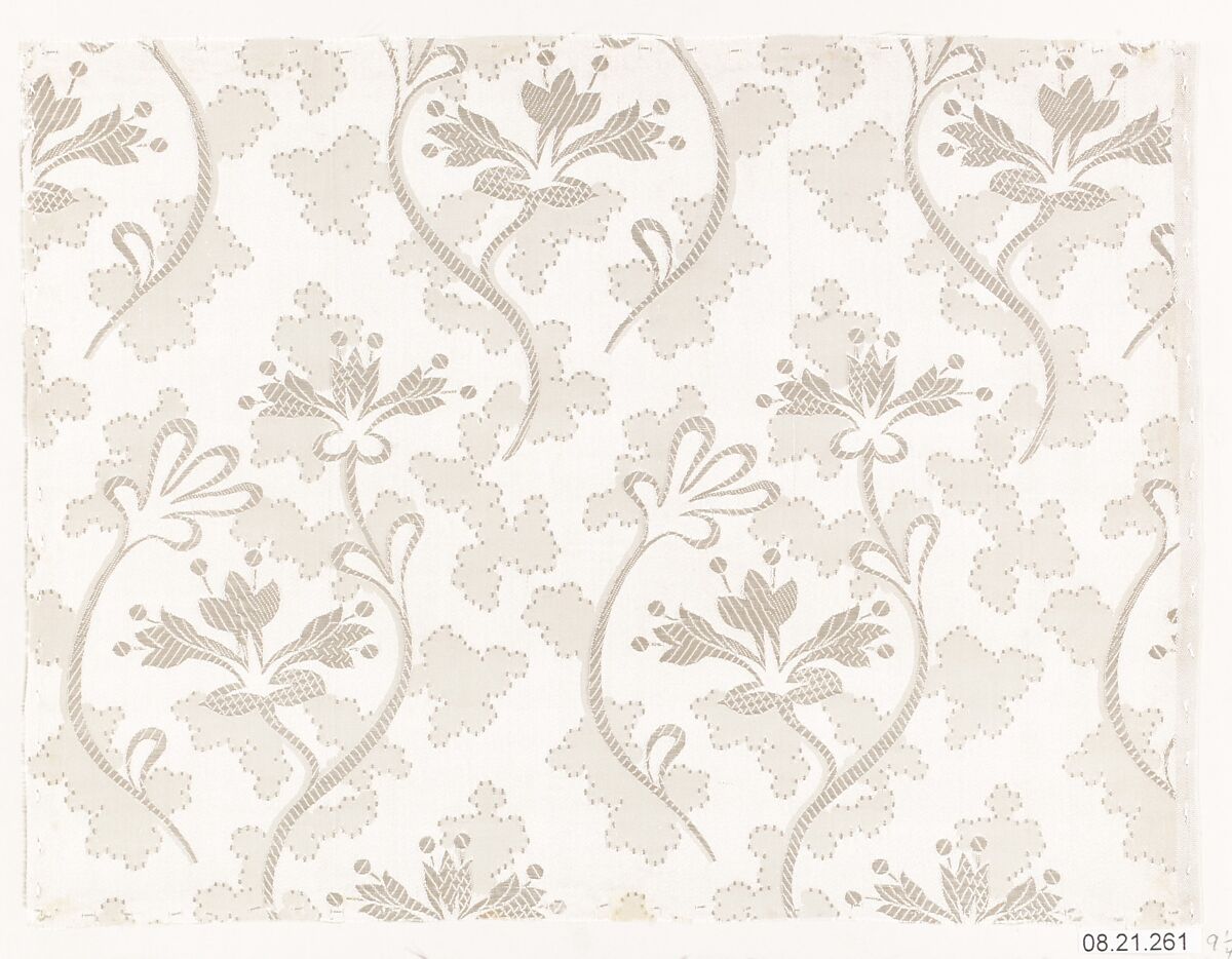Textile sample, Unknown Designer, Silk 