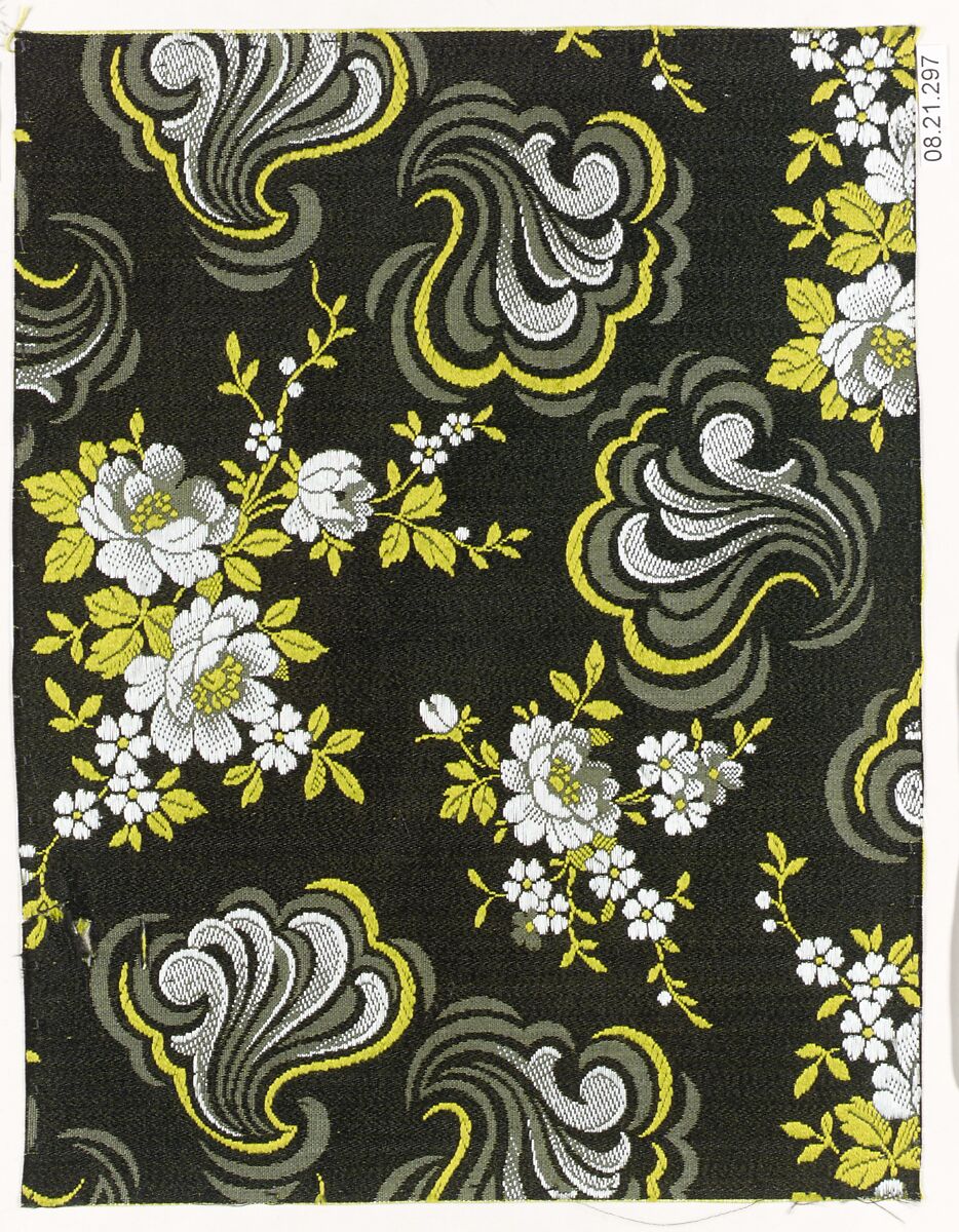 Textile sample, Unknown Designer, Silk 