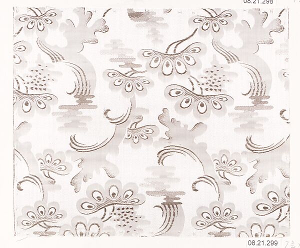 Textile sample, Unknown Designer, Silk 