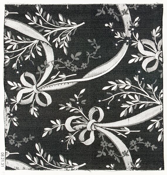 Textile sample, Unknown Designer, Silk 