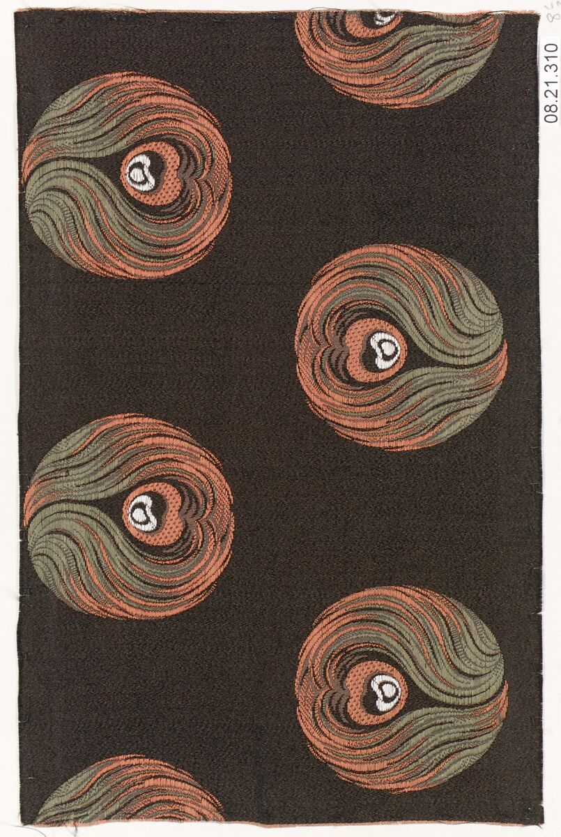 Textile sample, Unknown Designer, Silk