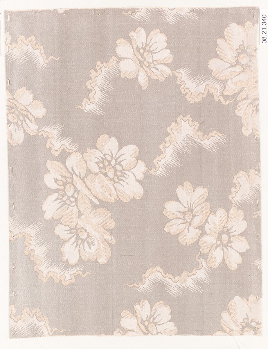 Textile sample, Unknown Designer, Silk 