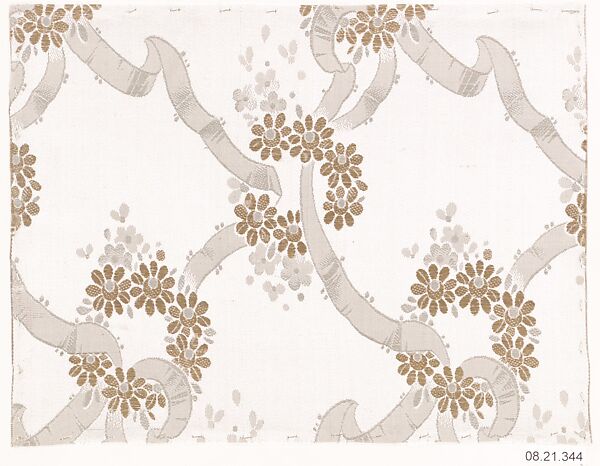 Textile sample, Unknown Designer, Silk 