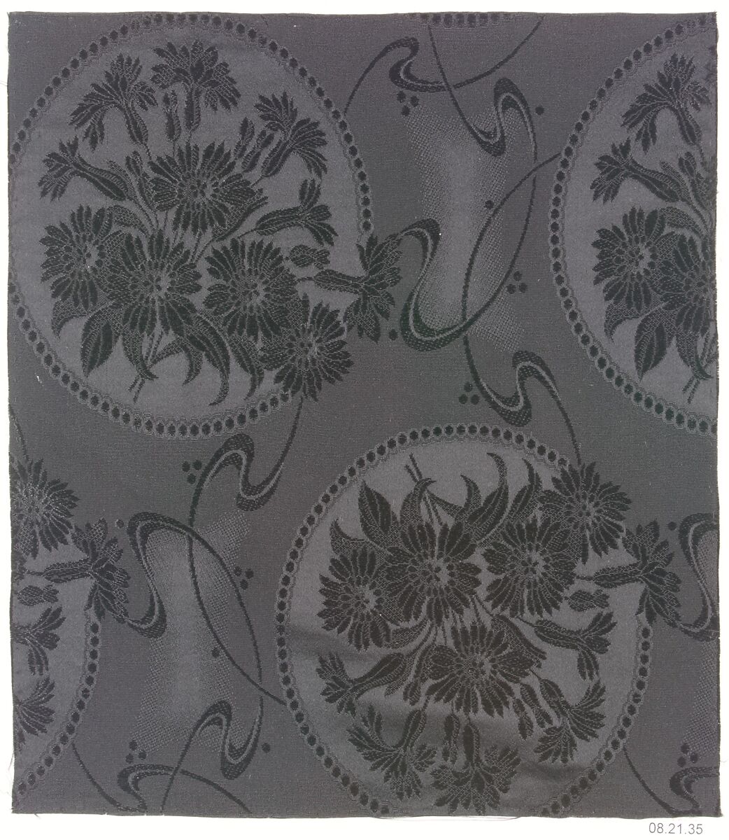Textile sample, Unknown Designer, Silk 