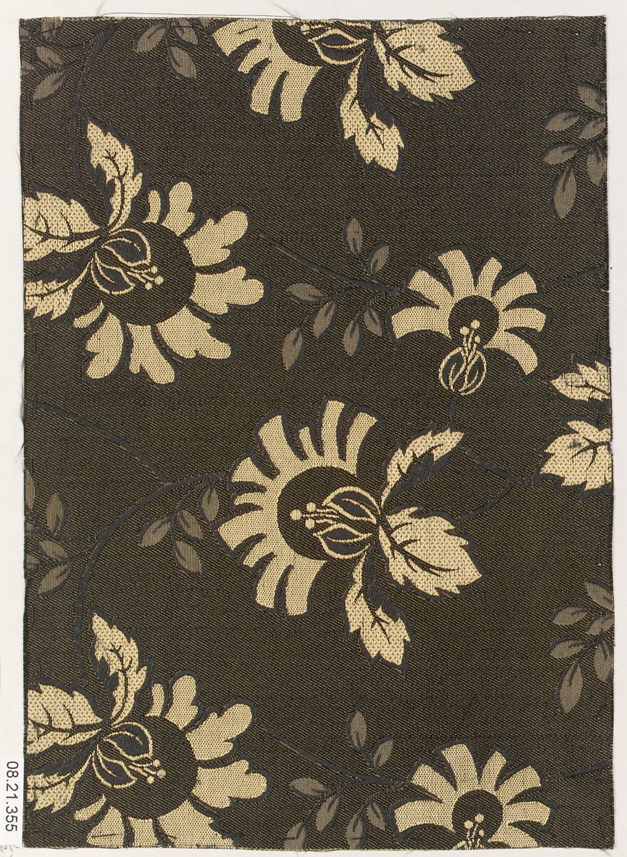 Textile sample, Unknown Designer, Silk 