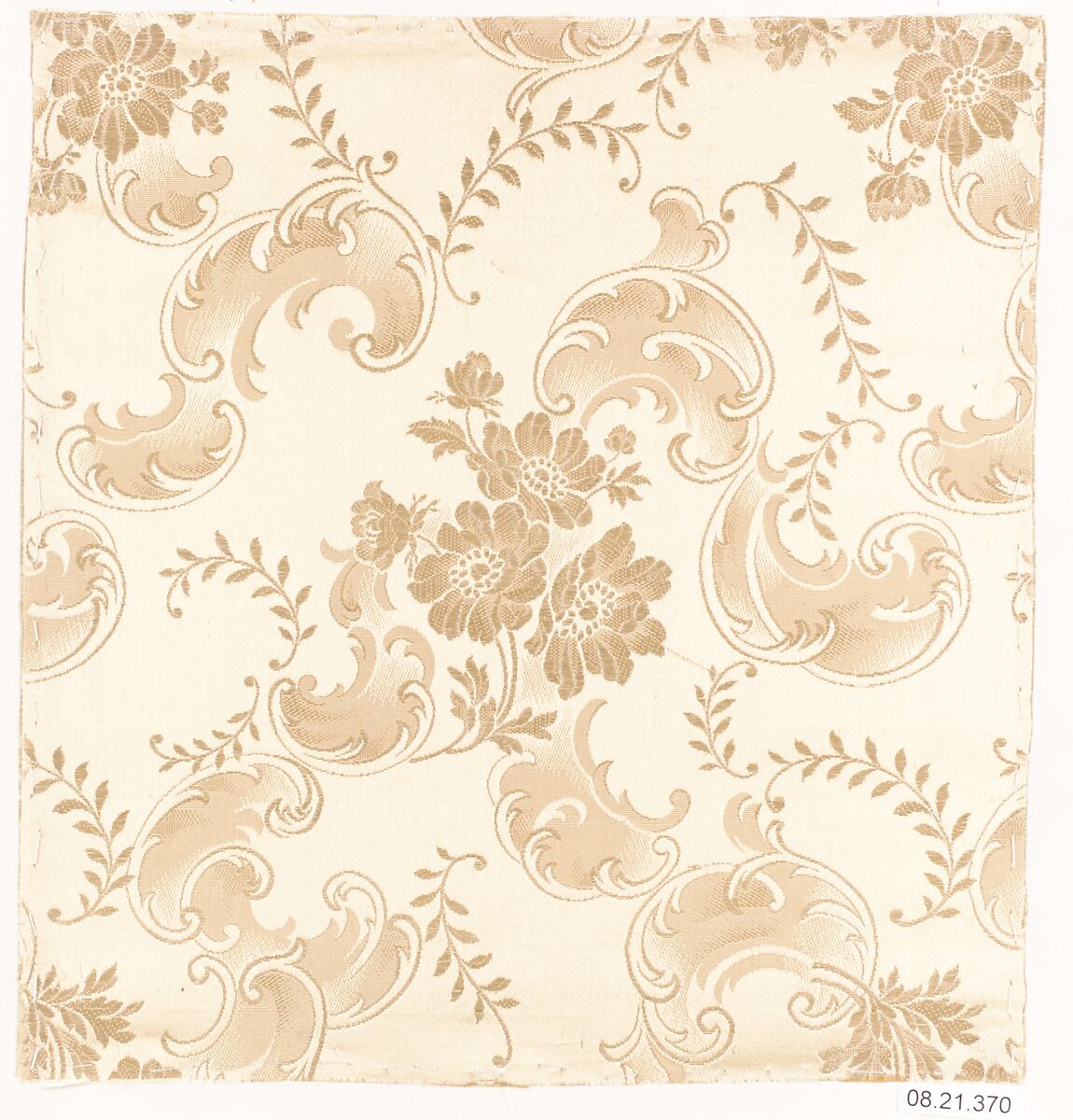 Textile sample, Unknown Designer, Silk 