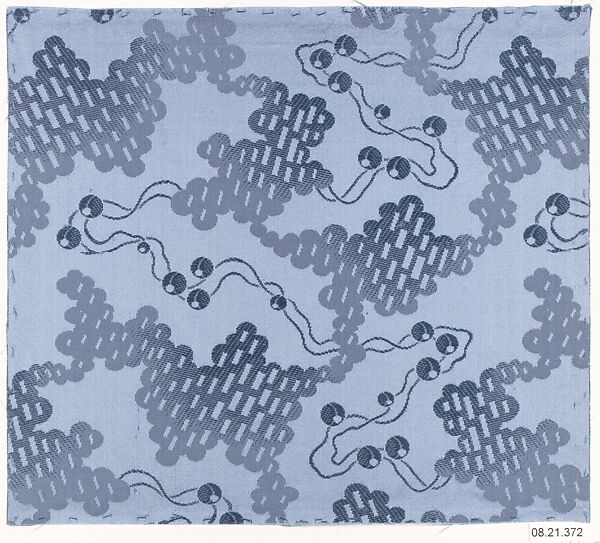 Textile sample, Unknown Designer, Silk 