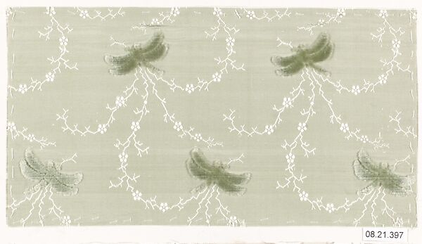 Textile sample, Unknown Designer, Silk 