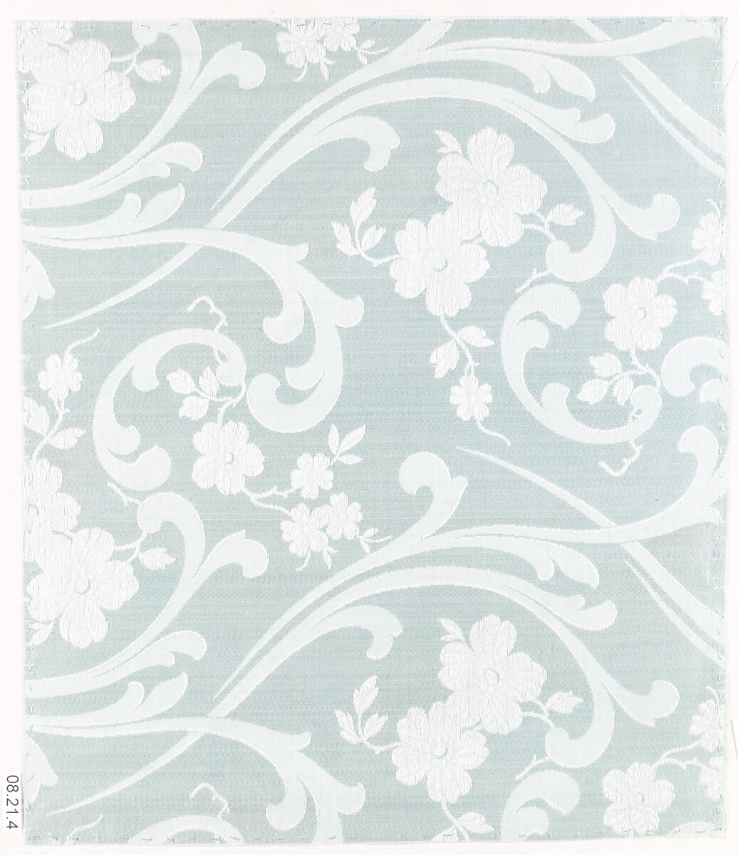 Textile sample, Unknown Designer, Silk 