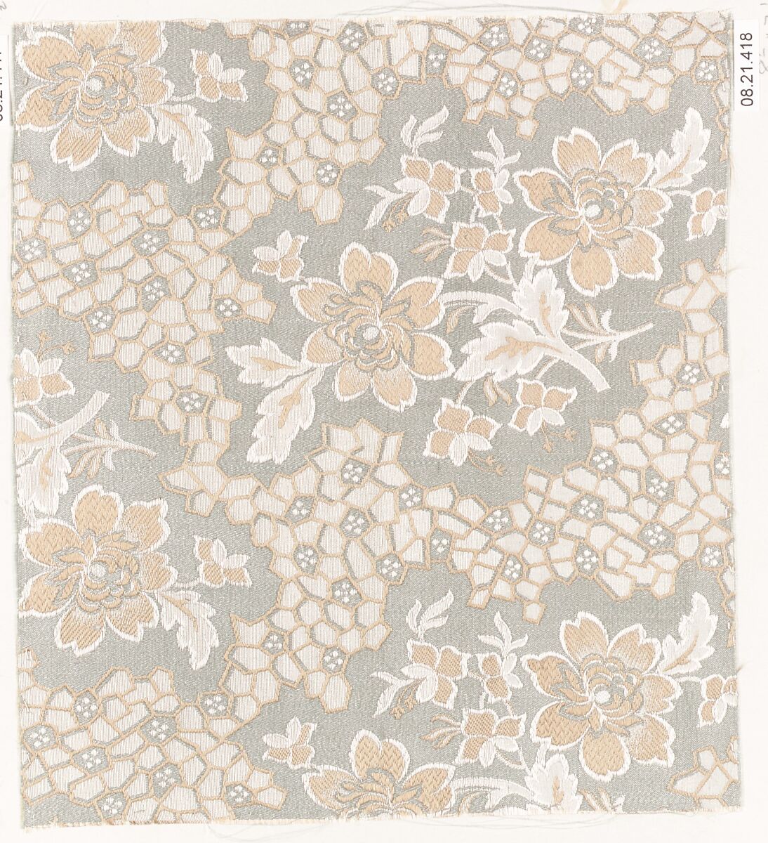 Textile sample, Unknown Designer, Silk 