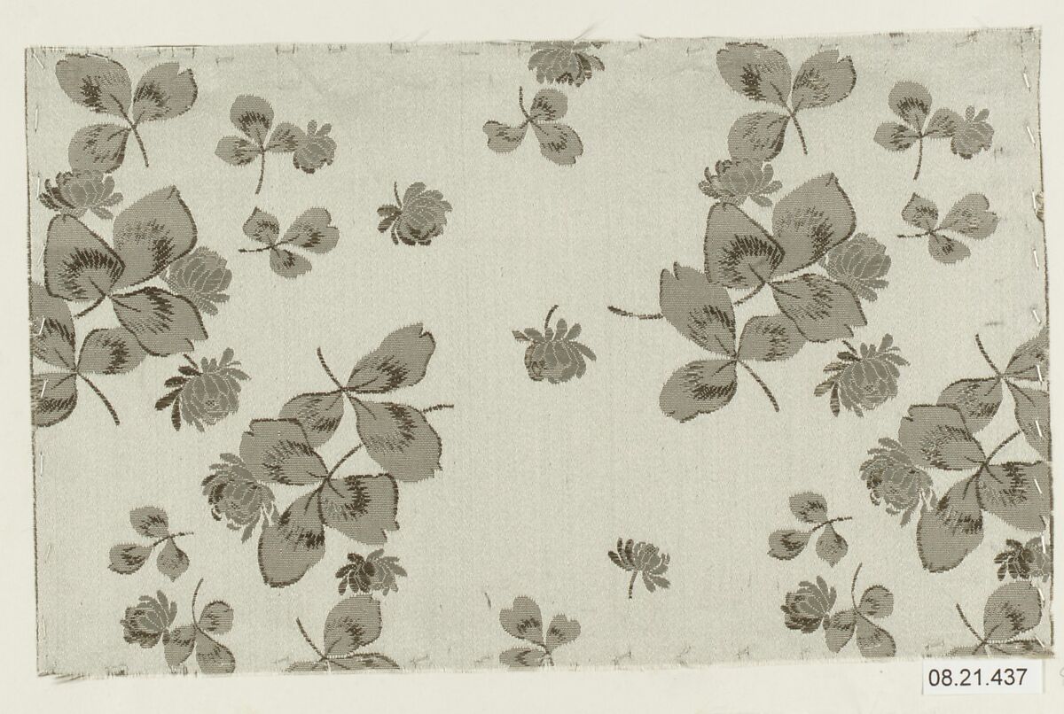 Textile sample, Unknown Designer, Silk 