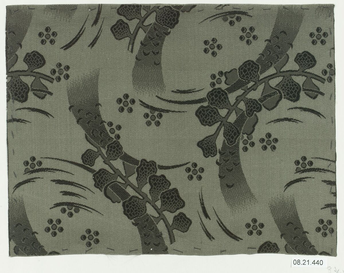 Textile sample, Unknown Designer, Silk 