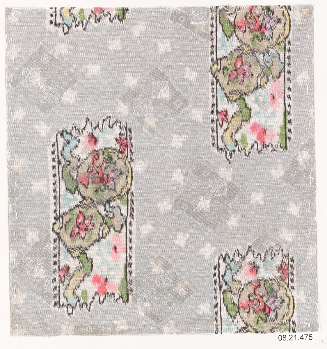 Textile sample, Unknown Designer, Silk 