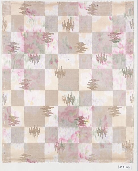 Textile sample, Unknown Designer, Silk 