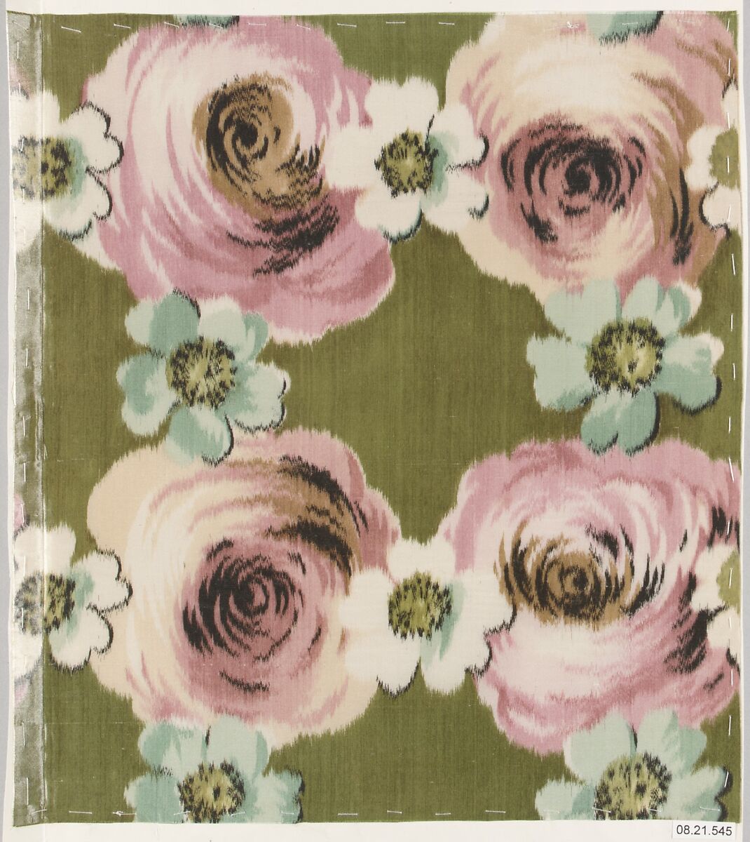 Textile sample, Unknown Designer, Silk 