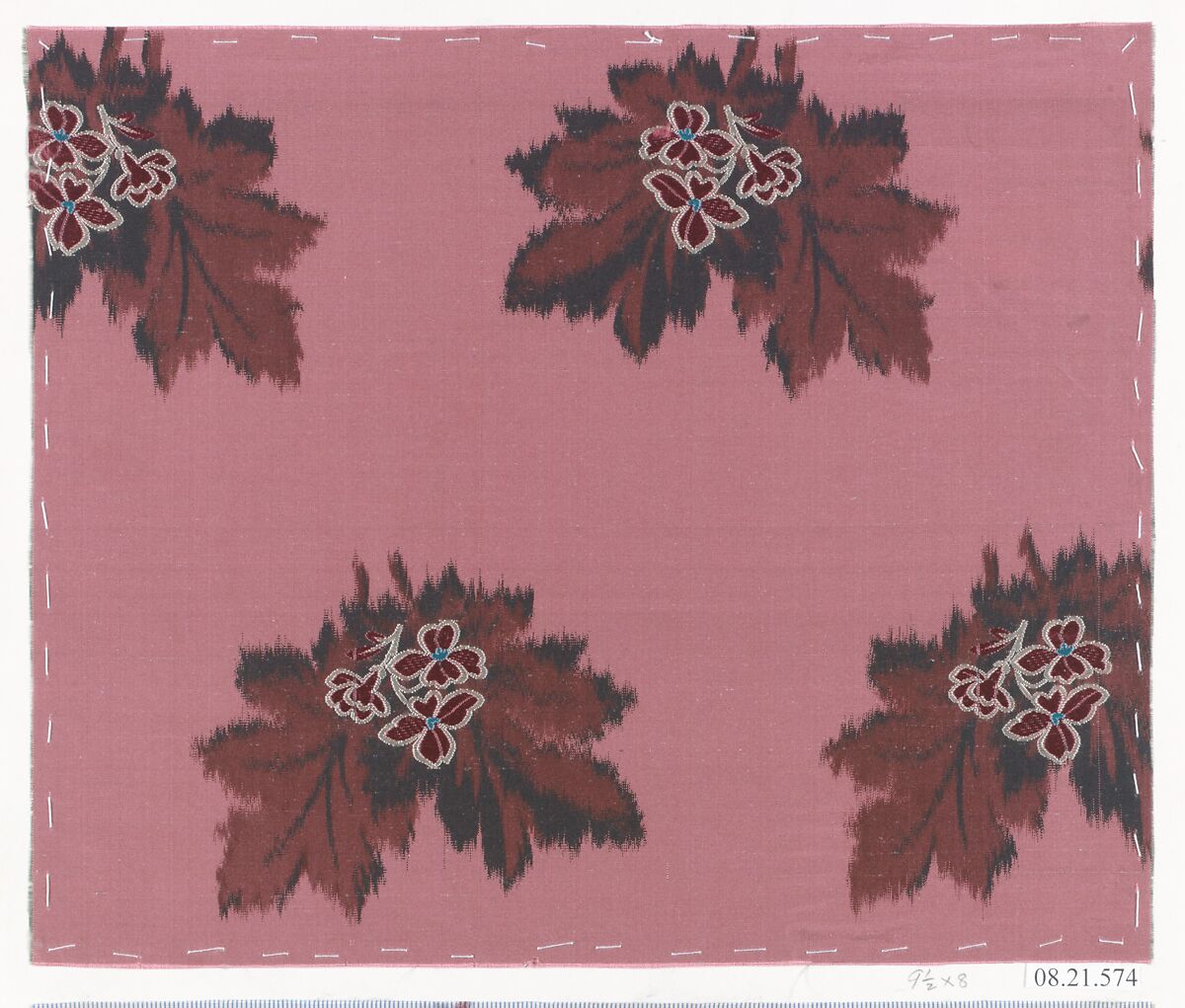 Textile sample, Unknown Designer, Silk