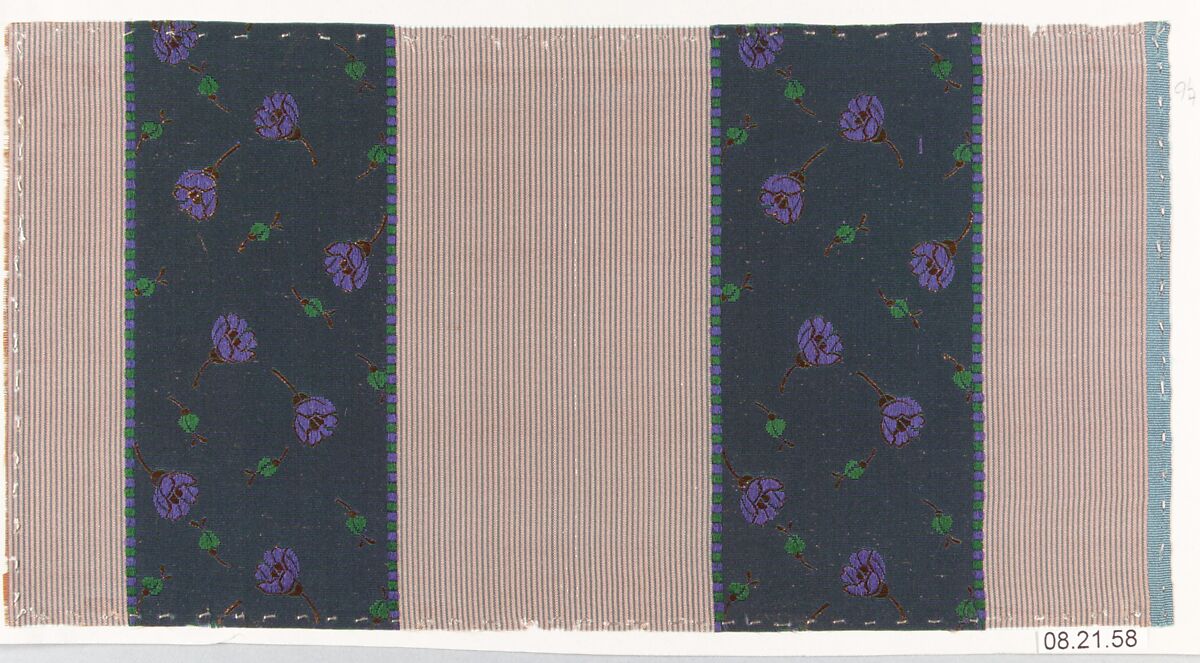 Textile sample, Unknown Designer, Silk 