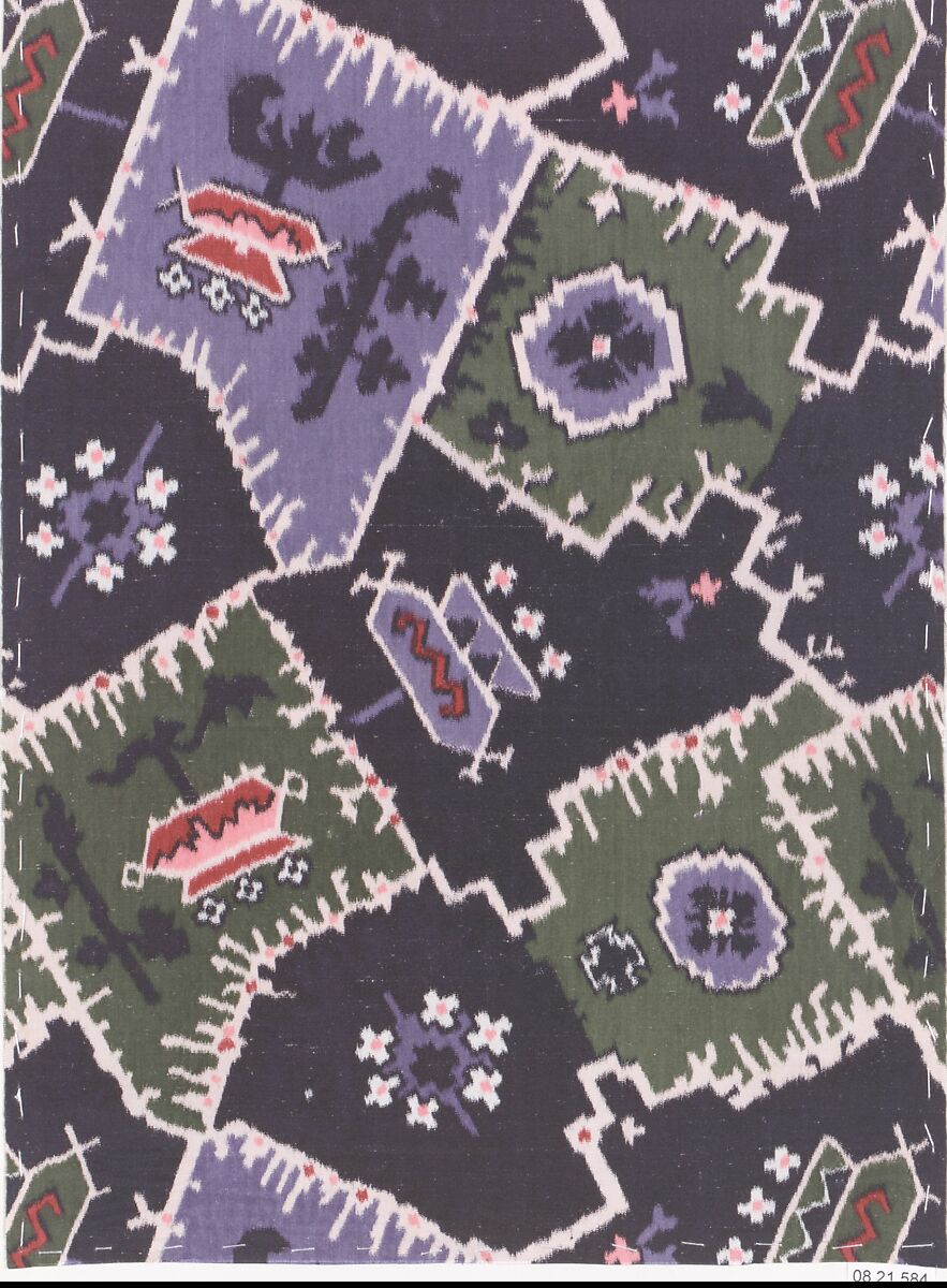 Textile sample, Unknown Designer, Silk 