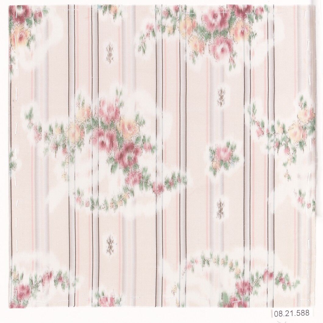 Textile sample, Unknown Designer, Silk 