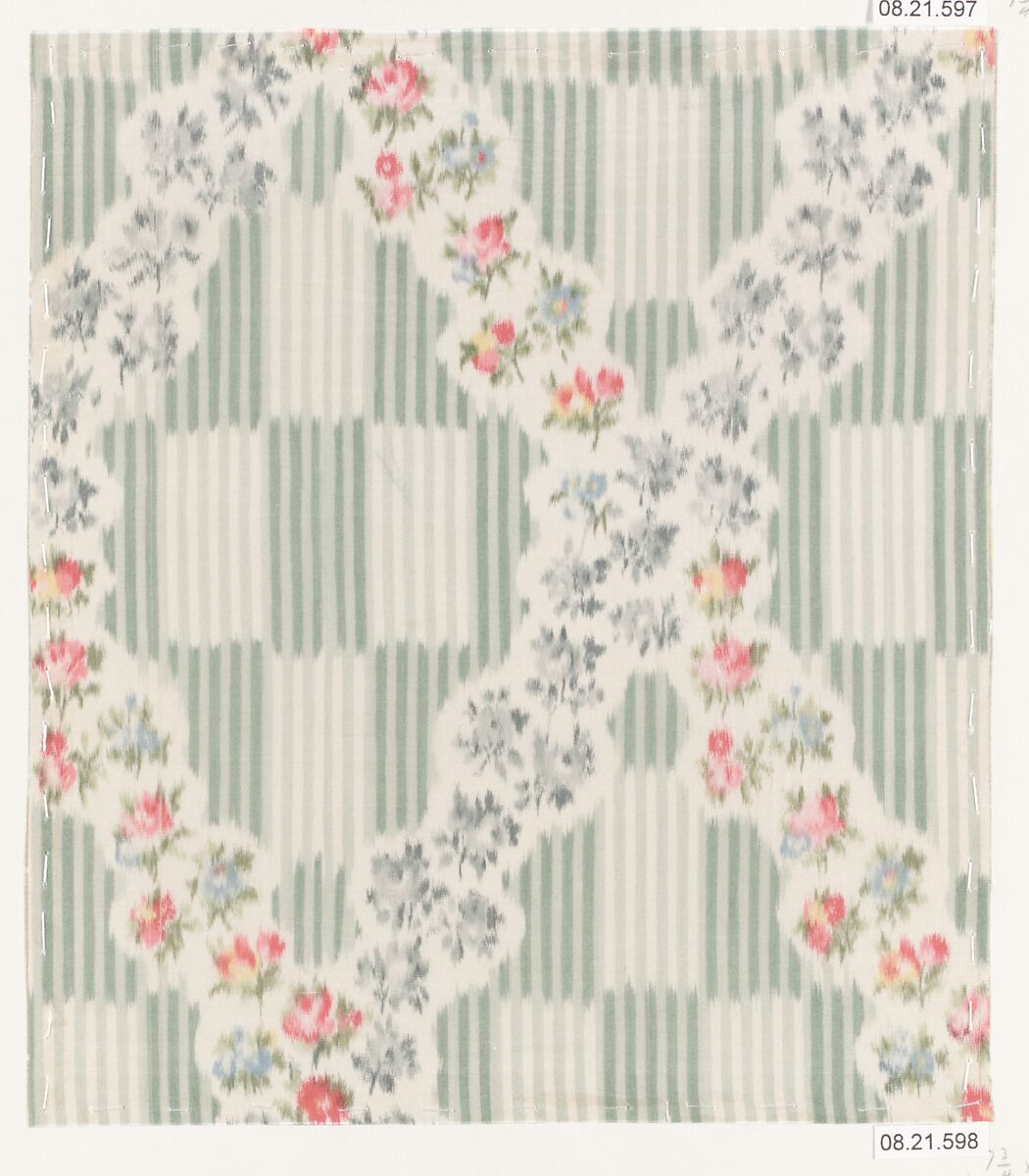 Textile sample, Unknown Designer, Silk 