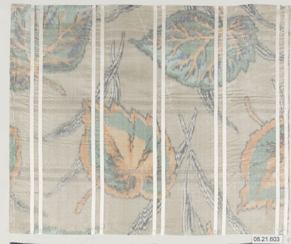 Textile sample, Unknown Designer, Silk 