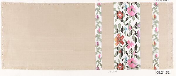 Textile sample, Unknown Designer, Silk 