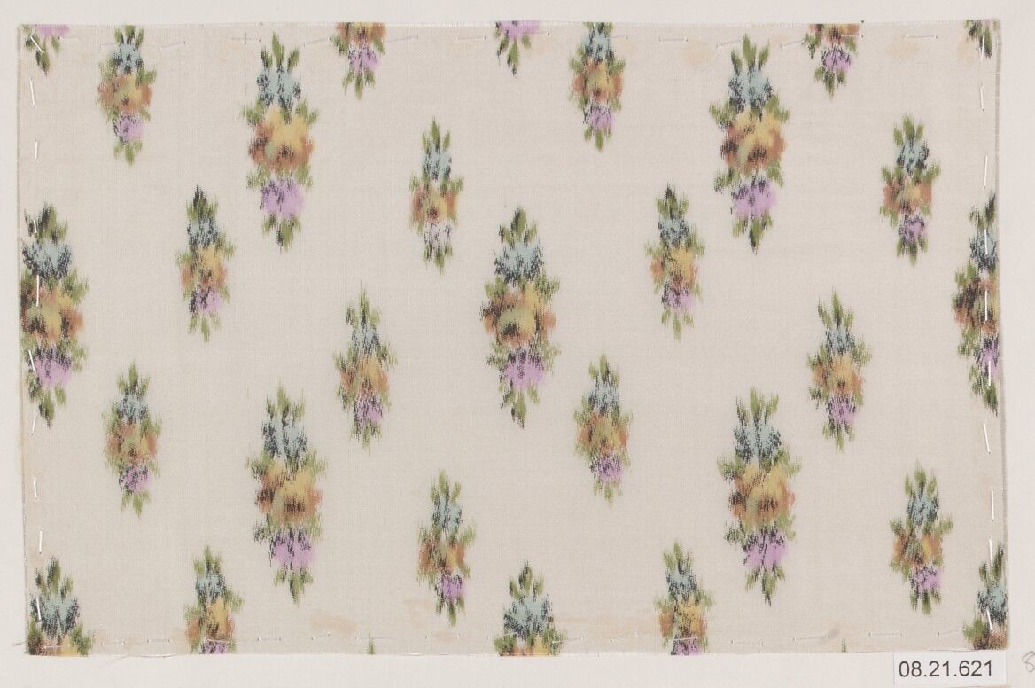 Textile sample, Unknown Designer, Silk 