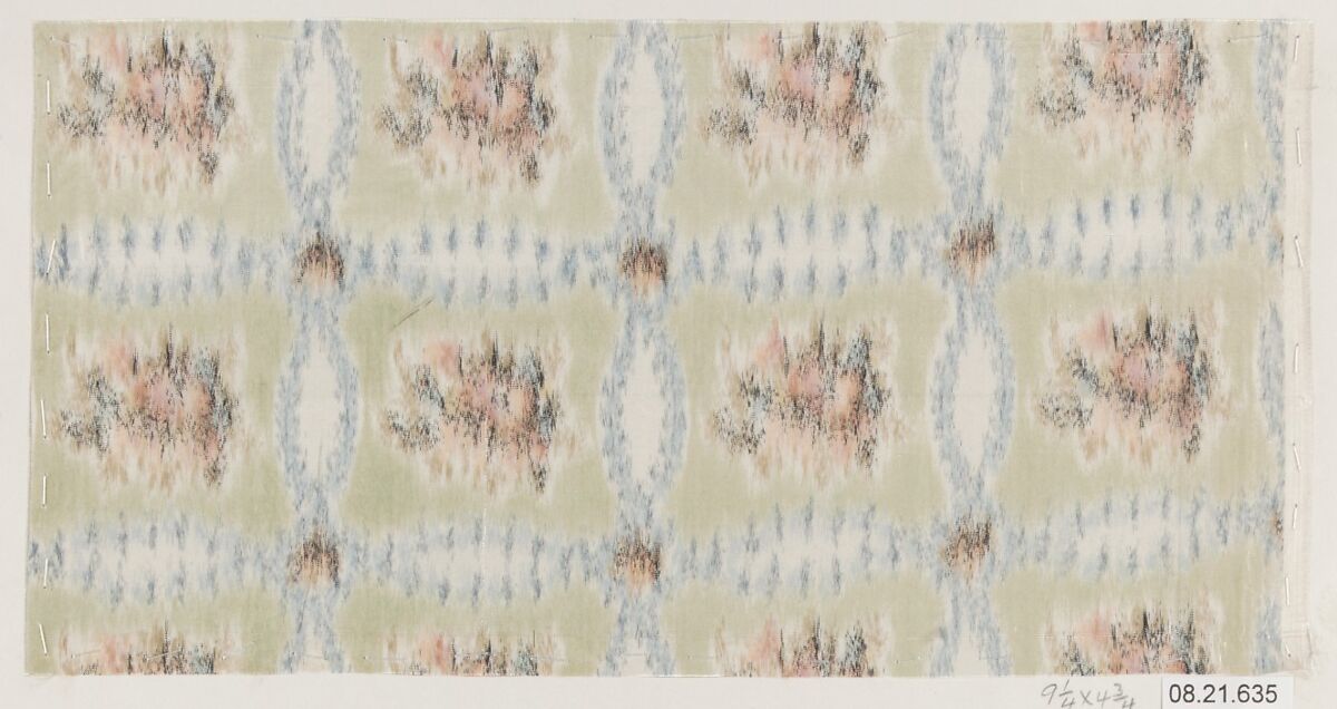 Textile sample, Unknown Designer, Silk 