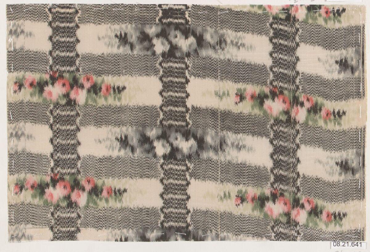 Textile sample, Unknown Designer, Silk 