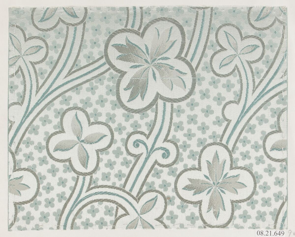 Textile sample, Unknown Designer, Silk 