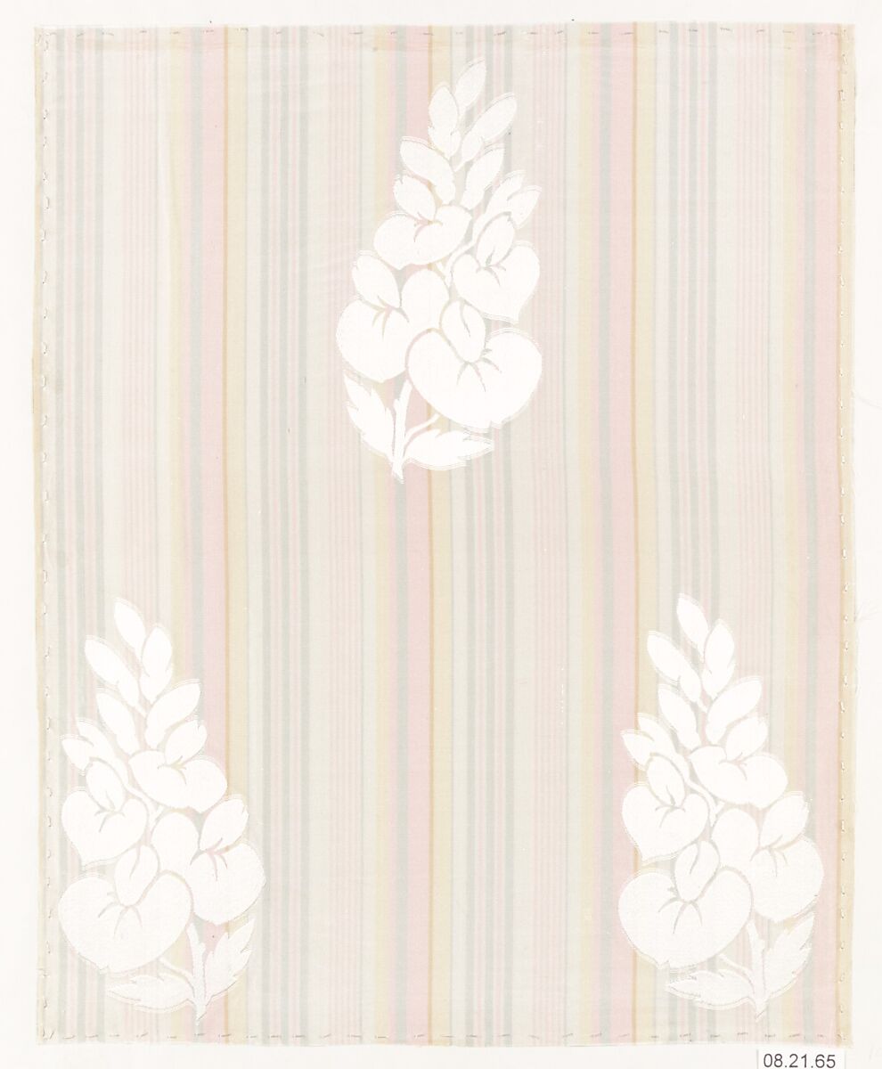 Textile sample, Unknown Designer, Silk 