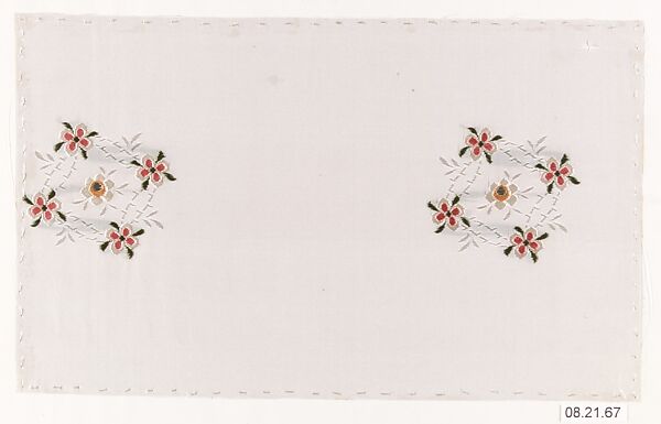 Textile sample, Unknown Designer, Silk 