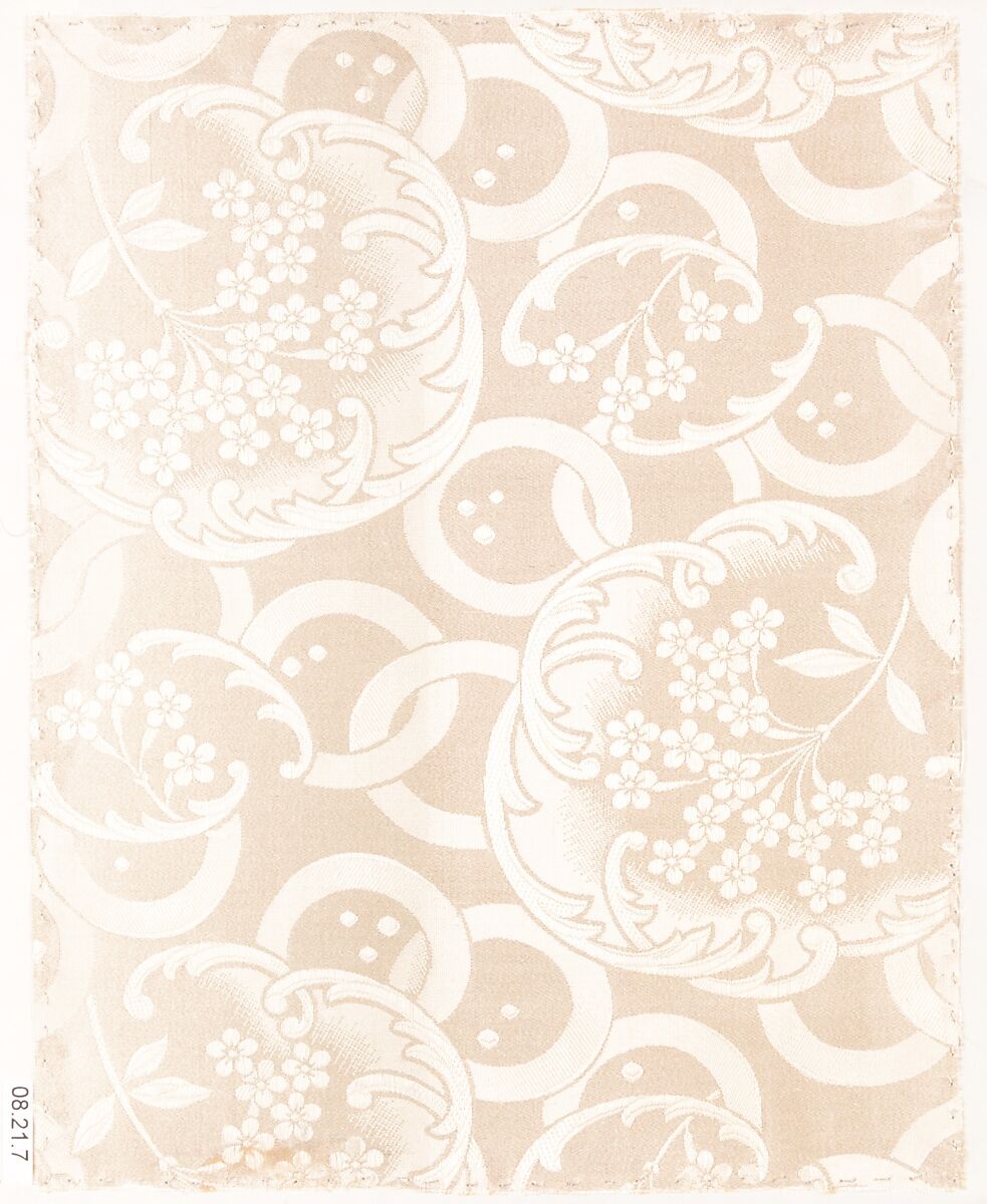 Textile sample, Unknown Designer, Silk 